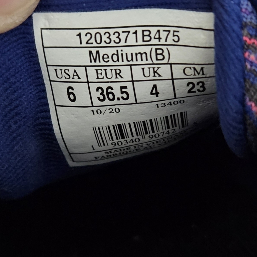 Brooks Revel 4 Women's Size 6 B (Medium) Running Shoes Blue Pink - Picture 10 of 11